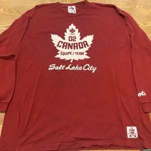 Vintage Roots Canada Salt Lake City 2002 Men’s XXL Long Sleeve Shirt